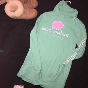 Hooded simply southern shirt
